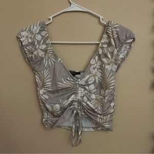 Forever 21 Floral Crop Top